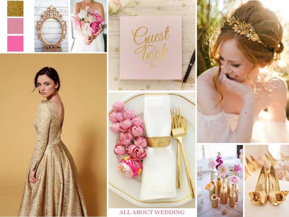 All About Wedding - Camaieu de Rose & Or