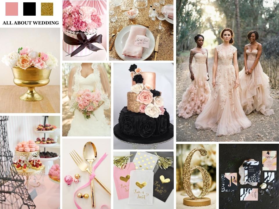 All About Wedding - Noir - Rose & Or All About Wedding - Noir - Rose & Or